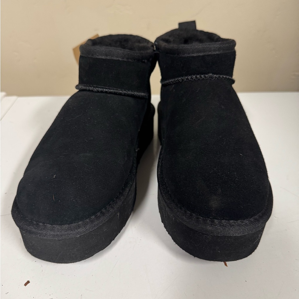Black Suede Ankle Boots